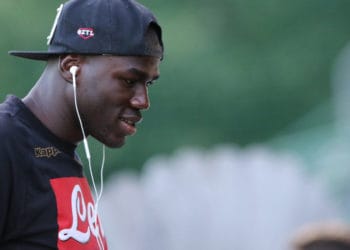 Players such as Hamsik, Strinic, Mertens, Insigne, Giaccherine in action at the Friendly Football match SSC Napoli vs Virtus Entella on 28/07/2016 in Trento, Italy. Final score SSC Napoli 5 - Virtus Chiavari 0. Pictured: Kalidou Koulibaly Ref: SPL1320605 290716 Picture by: Pierre Teyssot / Splash News Splash News and Pictures Los Angeles: 310-821-2666 New York: 212-619-2666 London: 870-934-2666 photodesk@splashnews.com
