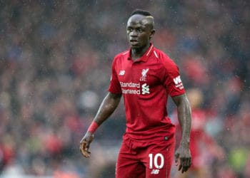 Sadio Mane of Liverpool during the Premier League match between Liverpool an Burnley at Anfield Stadium, Liverpool. Picture date: 10th March 2019. Photo : James Wilson / Spi / Icon Sport