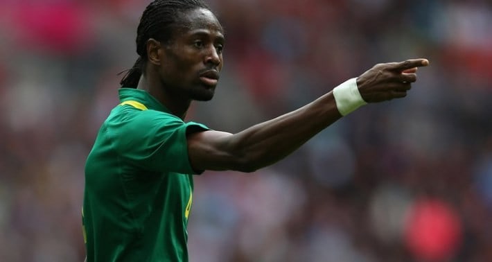 Exclusif : Sénégal vs Madagascar: Abdoulaye Ba reçoit une pré-convocation de la part d'Aliou Cissé - wiwsport LONDON, ENGLAND - JULY 29: Abdoulaye Ba of Senegal reacts during the Men's Football first round Group A Match between Senegal and Uruguay on Day 2 of the London 2012 Olympic Games at Wembley Stadium on July 29, 2012 in London, England. (Photo by Julian Finney/Getty Images)