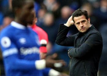 Everton manager Marco Silva during the Premier League match at Vicarage Road, Watford.