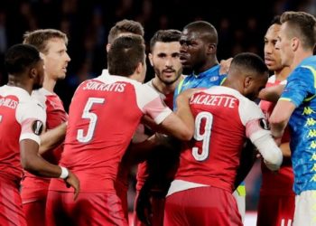 1/4 finale Europa League : Kalidou Koulibaly et Naples éliminés par Arsenal (0-1) - wiwsport