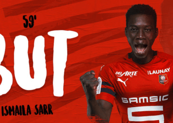(Vidéo) Ligue 1 Conforama : But d’Imaila Sarr qui égalise pour le Stade Rennais (2-2) - wiwsport