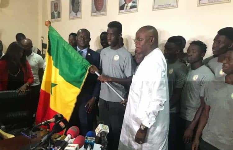 Coupe du monde : La sélection U20 va recevoir le drapeau national, ce vendredi - wiwsport