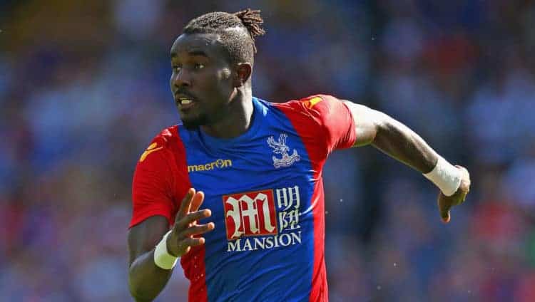 LONDON, ENGLAND - AUGUST 06:  Pape Souare of Crystal Palace in action during the Pre Season Friendly match between Crystal Palace and Valencia at Selhurst Park on August 6, 2016 in London, England.  (Photo by Christopher Lee/Getty Images)