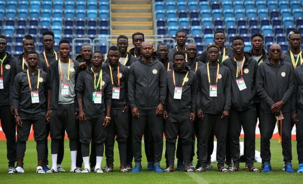 Coupe Arabe U20 - 27 joueurs convoqués pour un stage de préparation - wiwsport LUBLIN, POLAND - MAY 22: The players and coaching staff of Senegal pose for a team photograph at Lublin Stadium during a media day prior to the 2019 FIFA U-20 World Cup on May 22, 2019 in Lublin, Poland. (Photo by Alex Livesey - FIFA/FIFA via Getty Images)