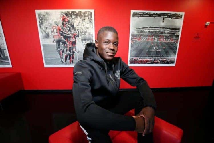 Le Niçois Malang Sarr prend son temps pour la tanière - wiwsport Le Niçois Malang Sarr prend son temps pour la tanière - wiwsport