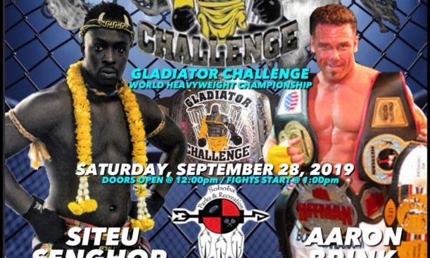 Siteu affrontera le Champion Américain, Aaron Brink le 28 septembre prochain - wiwsport Siteu affrontera le Champion Américain, Aaron Brink le 28 septembre prochain - wiwsport