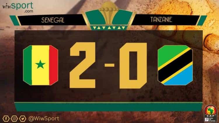 CAN 2019 : Découvrez les notes du match Sénégal - Tanzanie - wiwsport