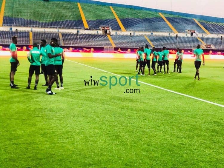 (Images) CAN 2019: Direct Caire: Les lions ont effectué une reconnaissance de la pelouse avant d'affronter la Tanzanie ! - wiwsport