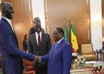 En images - Gorgui Sy Dieng et Tacko Fall reçus par le Président Macky Sall - wiwsport