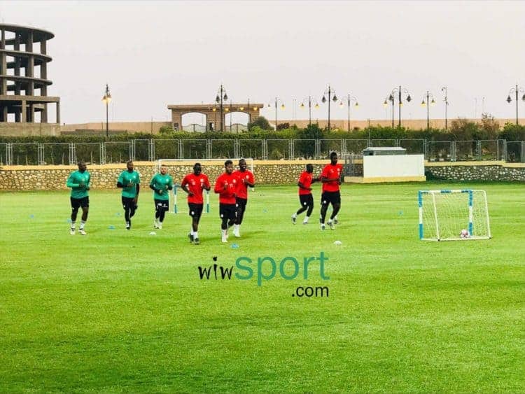 CAN 2019: Les remplaçants se sont entraînés au lendemain de la qualification en finale ! - wiwsport