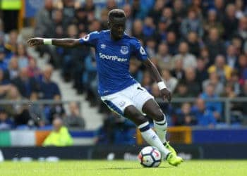 Idrissa Gueye of Everton during the Premier League match between Everton and Tottenham Hotspur at Goodison Park on September 9th 2017 in Liverpool, England.