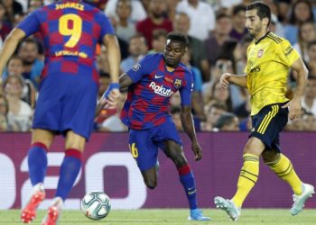 Vidéo - Moussa Wagué vs Arsenal : Admirez le geste défensif parfait du jeune défenseur sénégalais ! - wiwsport