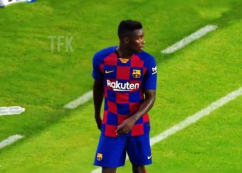 Fc Barcelone : Titulaire contre Naples, revivez la prestation de Moussa Wagué ! - wiwsport