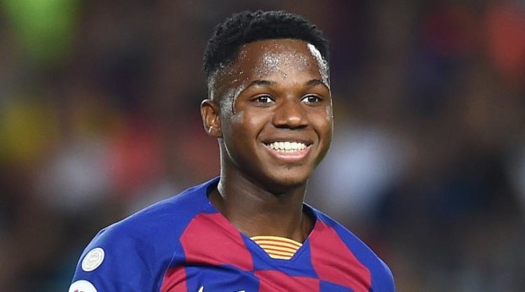 Ansu Fati of FC Barcelona (Photo by pressinphoto/Sipa USA)