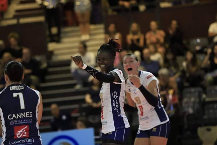 (Images) Superfinale: Fatou Diouck remporte son premier trophée avec le RC Cannes ! - wiwsport