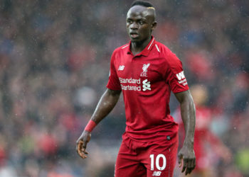 Sadio Mane of Liverpool during the Premier League match between Liverpool an Burnley at Anfield Stadium, Liverpool. Picture date: 10th March 2019. Photo : James Wilson / Spi / Icon Sport