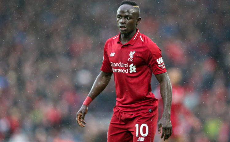 Sadio Mane of Liverpool during the Premier League match between Liverpool an Burnley at Anfield Stadium, Liverpool. Picture date: 10th March 2019. Photo : James Wilson / Spi / Icon Sport