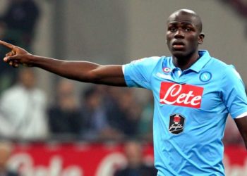 Italian Soccer Serie A - Inter vs Napoli -
Milano - San Siro Stadium - 19/10/2014
Kalidou Koulibaly - napoli - fotografo: Fabrizio Forte
