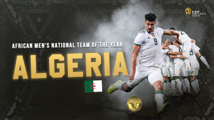 CAF Awards 2019 : L’Algérie sacrée meilleure équipe de l'année ! - wiwsport CAF Awards 2019 : L’Algérie sacrée meilleure équipe de l'année ! - wiwsport