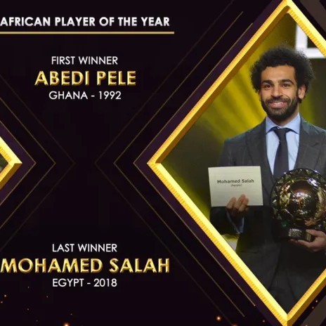 28 ans de CAF Awards, d'Abedi Pele à Mohamed Salah ! - wiwsport 28 ans de CAF Awards, d'Abedi Pele à Mohamed Salah ! - wiwsport