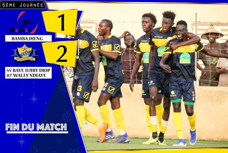 Ligue 1 - 6ème journée : Teungueth FC s'impose devant Diambars (2-1) - wiwsport Ligue 1 - 6ème journée : Teungueth FC s'impose devant Diambars (2-1) - wiwsport