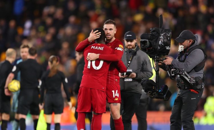 Jordan Henderson : "Tellement agréable de retrouver Mané" - wiwsport Jordan Henderson : "Tellement agréable de retrouver Mané" - wiwsport