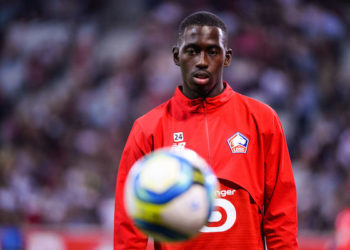 Boubakary Soumare of Lille before the pre season friendly match between Lille and AS Roma at Stade Pierre Mauroy on August 3, 2019 in Lille, France. (Photo by Baptiste Fernandez/Icon Sport)