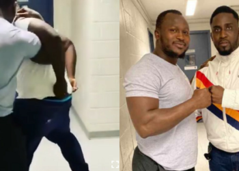 Vidéo - USA : Quand Baye Peulh tente de secouer Modou Lô - wiwsport