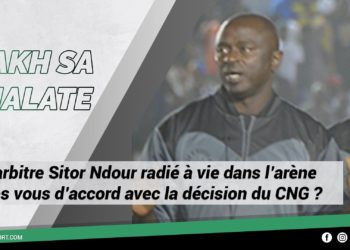 #WakhSaKhalate L’arbitre Sitor Ndour radié à vie dans l’arène: Êtes vous d’accord avec la décision du CNG ? - wiwsport