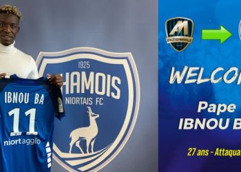 Mercato - Officiel : Pape Ibnou Ba quitte Athlético Marseille pour Chamois Niortais (L2) - wiwsport