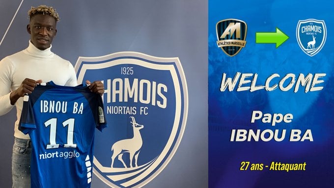 Mercato - Officiel : Pape Ibnou Ba quitte Athlético Marseille pour Chamois Niortais (L2) - wiwsport Mercato - Officiel : Pape Ibnou Ba quitte Athlético Marseille pour Chamois Niortais (L2) - wiwsport