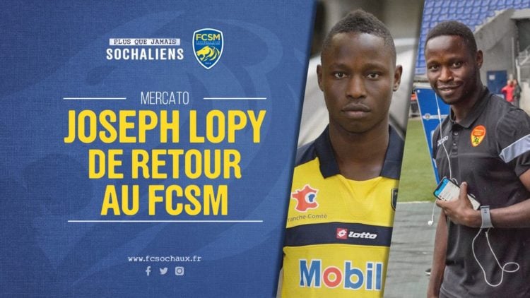 Officiel - Joseph Lopy de retour à Sochaux - wiwsport Officiel - Joseph Lopy de retour à Sochaux - wiwsport
