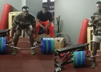 Vidéo – Ama Baldé soulève plus de 300 kg et fait peur aux fans de Modou Lo !