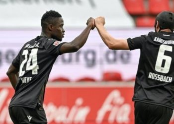 Vidéo – Bundesliga 2 : Babacar Gueye buteur, Karlsruher SC s&rsquo;incline