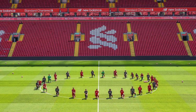 Liverpool : le superbe hommage de Sadio Mané et ses coéquipiers à George Floyd - wiwsport