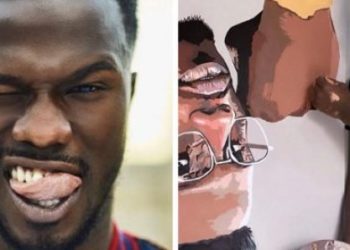 Keïta Baldé achète un tableau à 32 millions de FCFA