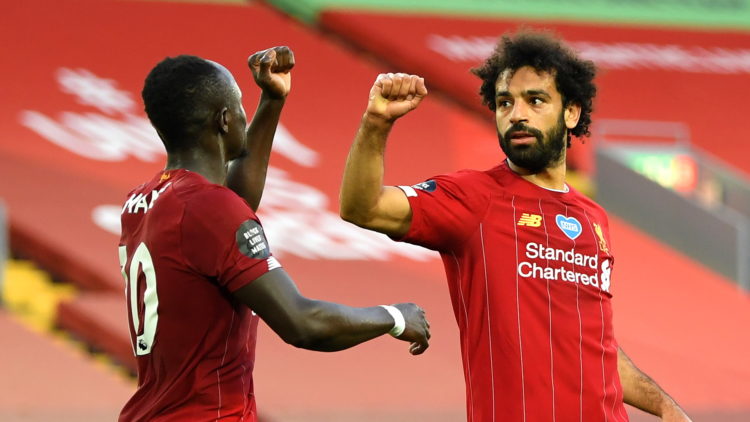 Buteur face à Crystal Palace, Sadio Mané égale un record de Mouhamed Salah - wiwsport