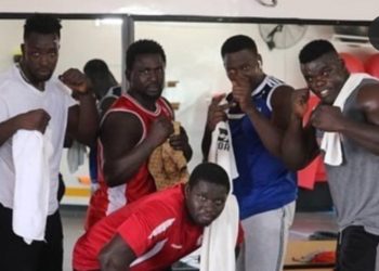Touss au Gym avec Reug Reug, Siteu, Mama Lamine, Coly Faye 2 et les Tarkindas