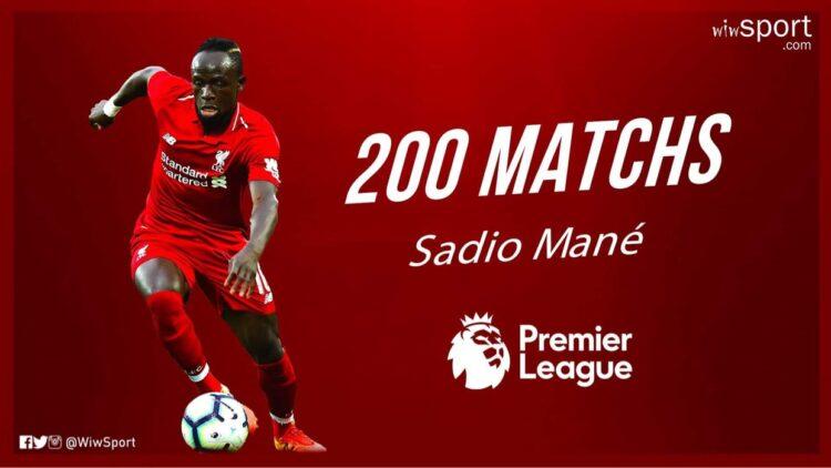 Statistiques : Sadio Mané, c’est désormais 200 matchs en Premier League - wiwsport