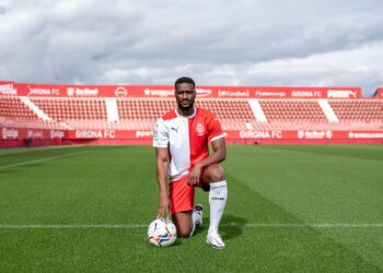(Photos) Girona FC - Présentation officielle de Mamadou Sylla - wiwsport