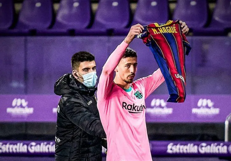 Clément Lenglet sur sa célébration : « Moussa Wagué est un ami, on espère qu'il puisse revenir rapidement » - wiwsport