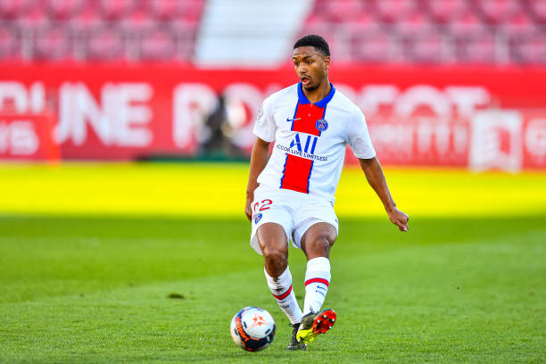 Les raisons qui ont motivé Abdou Diallo à jouer pour le Sénégal - wiwsport Abdou DIALLO of Paris Saint Germain (PSG) during the French Ligue 1 soccer match between Dijon FCO and Paris Saint-Germain at Stade Gaston Gerard on February 27, 2021 in Dijon, France. (Photo by Baptiste Fernandez/Icon Sport via Getty Images)