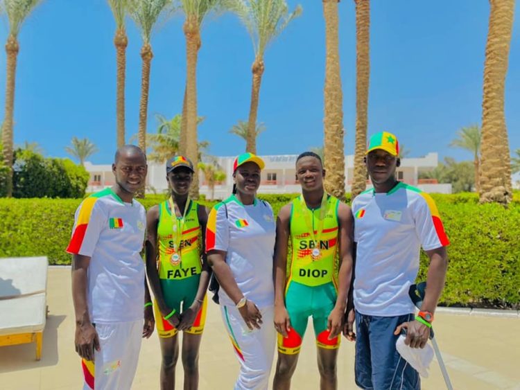 Triathlon - Championnats d'Afrique 2021 : Cherif Malainy Diop et Seynabou Faye terminent à la 6e place - wiwsport