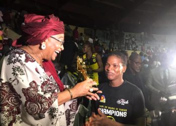 Finale Coupe du Maire - Adama Coulibaly élevée au rand de MVP à la coupe du Maire - wiwsport