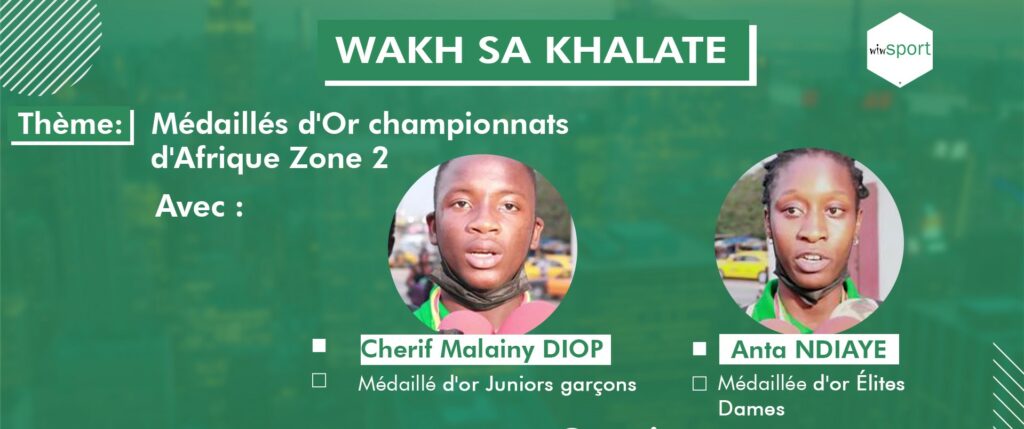 Live - Anta Ndiaye et Chérif Diop Médaillés d'Or championnats d'Afrique Zone 2 de Triathlon #WakhSaKhalate - wiwsport