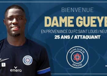 Mercato : L'attaquant Dame Gueye, ancien de Diambars, rejoint RC Grasse en N2 française - wiwsport