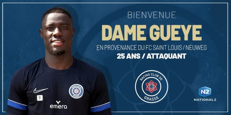 Mercato : L'attaquant Dame Gueye, ancien de Diambars, rejoint RC Grasse en N2 française - wiwsport Mercato : L'attaquant Dame Gueye, ancien de Diambars, rejoint RC Grasse en N2 française - wiwsport