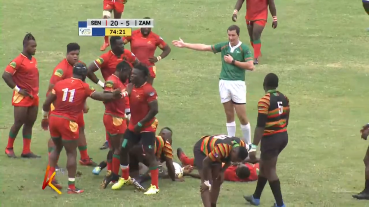 Rugby Africa Cup Seniors : Le Sénégal bat la Zambie et se qualifie pour le dernier tour - wiwsport Rugby Africa Cup Seniors : Le Sénégal bat la Zambie et se qualifie pour le dernier tour - wiwsport