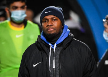Omar DAF of Sochaux during the French Ligue 2 BKT match between Chambly and Sochaux at Pierre Brisson stadium on February 5, 2021 in Beauvais, France. (Photo by Matthieu Mirville/Icon Sport via Getty Images)